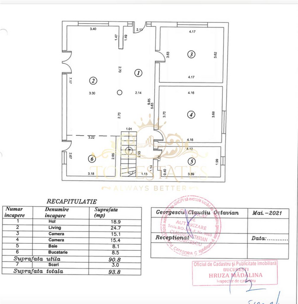 Baneasa - Aleea Teisani, Bucuresti Vanzare vila P 1