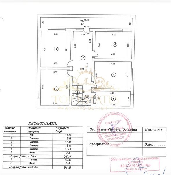 Baneasa - Aleea Teisani, Bucuresti Vanzare vila P 1